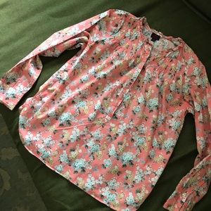 J. Crew Pintuck Blouse in Liberty Floral